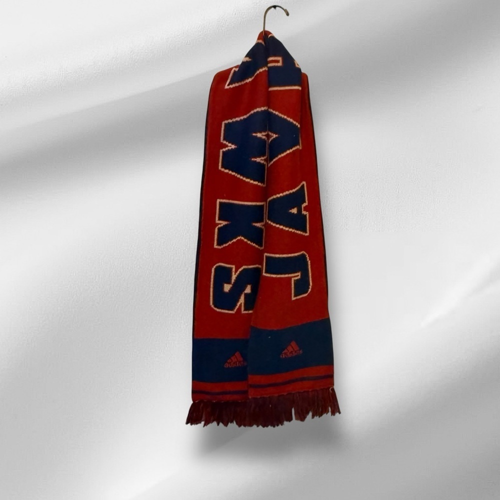 Adidas KU Kansas Jayhawks Thick Sweater Scarf